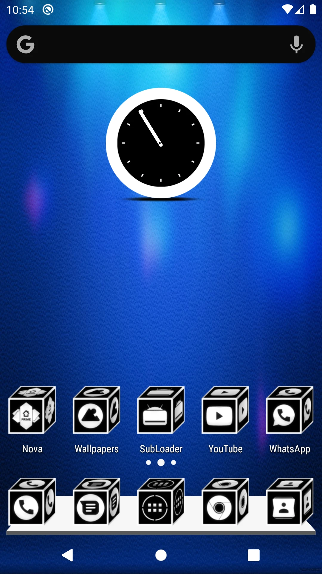 3D Flat White Icon Pack screenshot